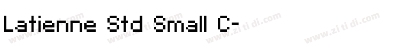 Latienne Std Small C字体转换